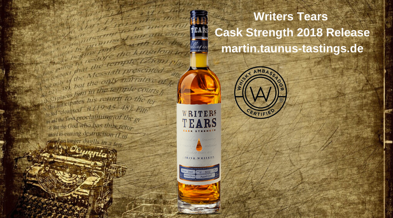 Eine Flasche Writers Tears Cask Strength 2018 Release 