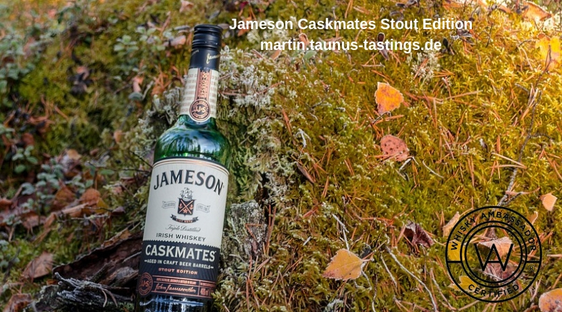 Eine Flasche Jameson Caskmates Stout Edition