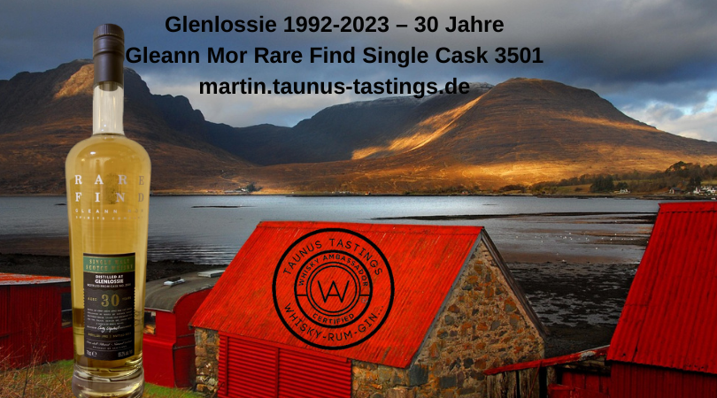 Glenlossie 30 Jahre - 1992-2023  Gleann Mor Rare Find Single Cask 3501