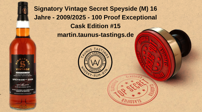 Signatory Vintage Secret Speyside (M) 16 Jahre 