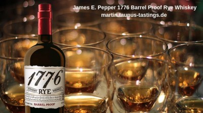 James E. Pepper 1776 Barrel Proof Rye Whiskey