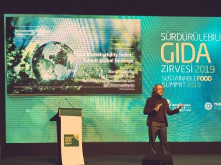 Presenting at the Sustainable Food Summit in Istanbul