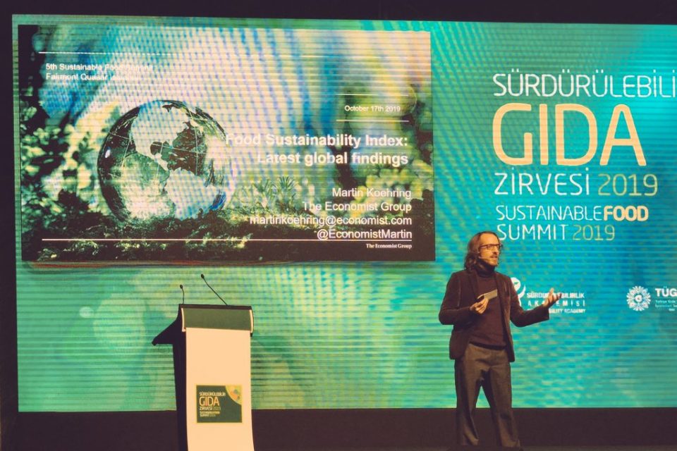 Presenting at the Sustainable Food Summit in Istanbul