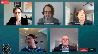 Moderating at the World Ocean Summit Virtual Week