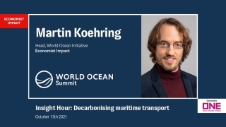 Moderating webinar on decarbonising maritime transport