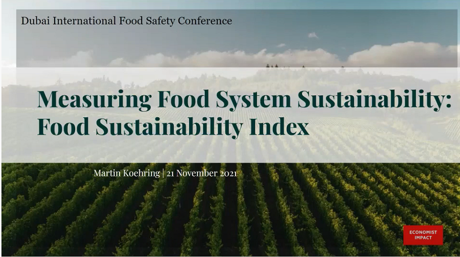 Speaking at Dubai International Food Safety Conference
