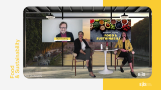 Speaking during the Food & Sustainability course of the European Institute of Innovation for Sustainability