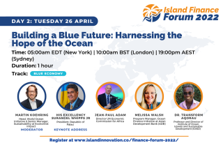 Moderating at Island Finance Forum