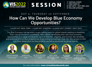 Moderating at Virtual Island Summit