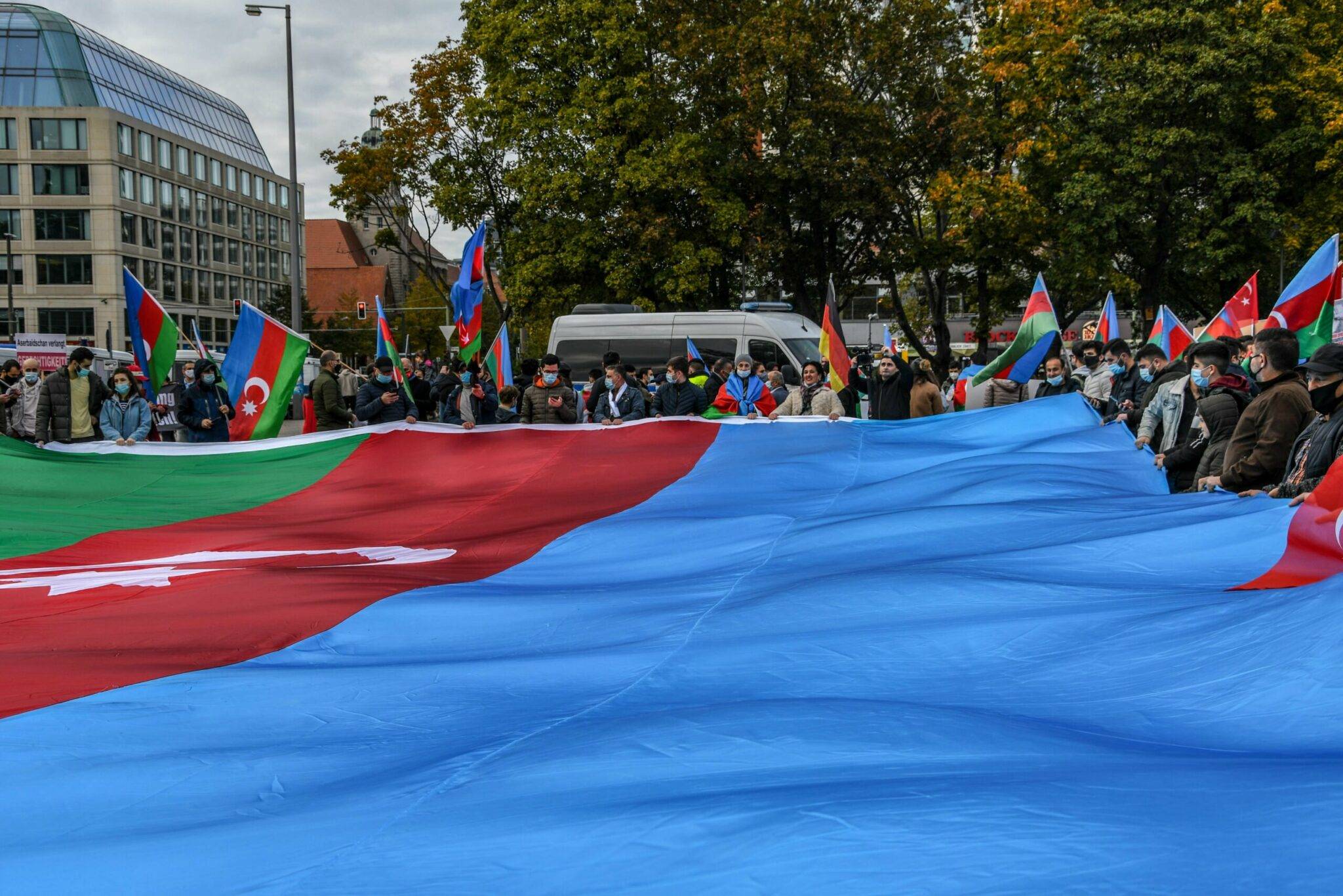 Protests Against Armenian Aggression in Iranian Azerbaijan