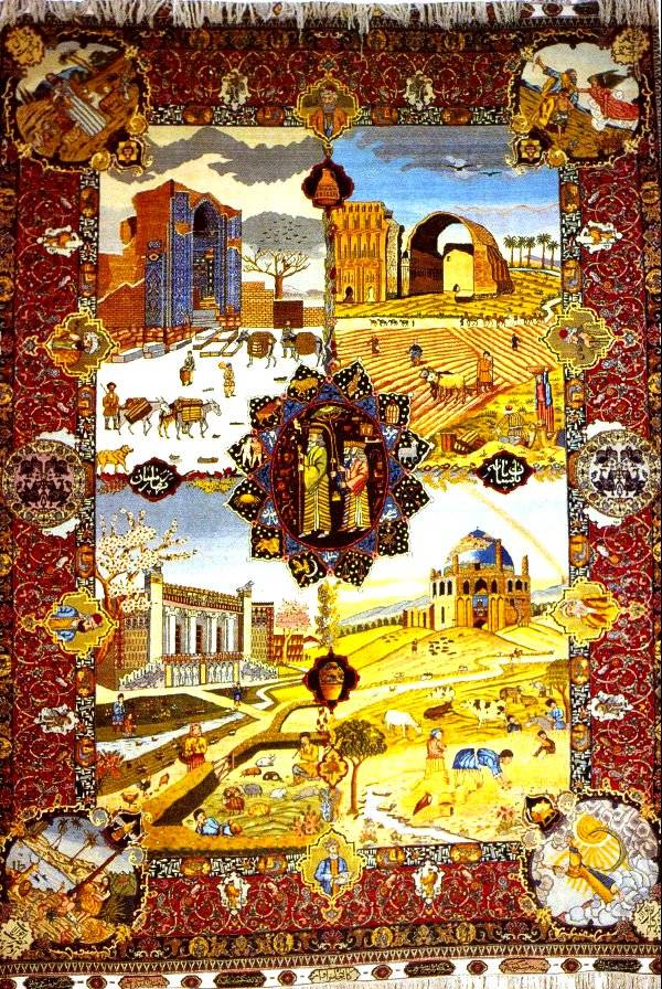 Azeri carpet Dord fesil Azeri carpet Dord fesil