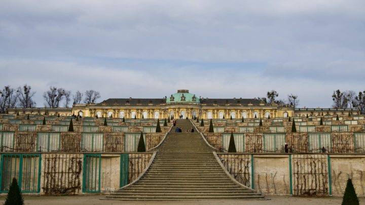 Парк Сан-Суси зимой — ФОТО