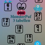 MonsterPuf 3 tabellen