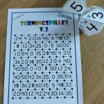 Terningspillet gange v2. 4- 6 tabellerne