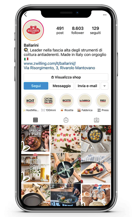 BALLARINI instagram