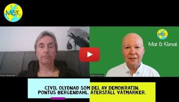 Civil olydnad som del av demokratin- Pontus Bergendahl, Återställ Våtmarker