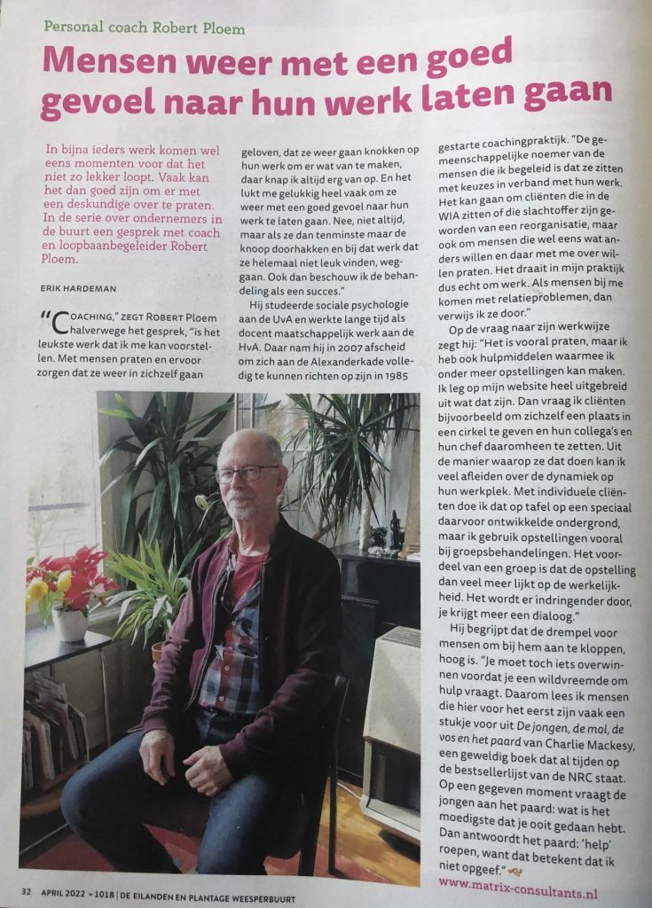 Interview Robert Ploem Wijkkrant 1018