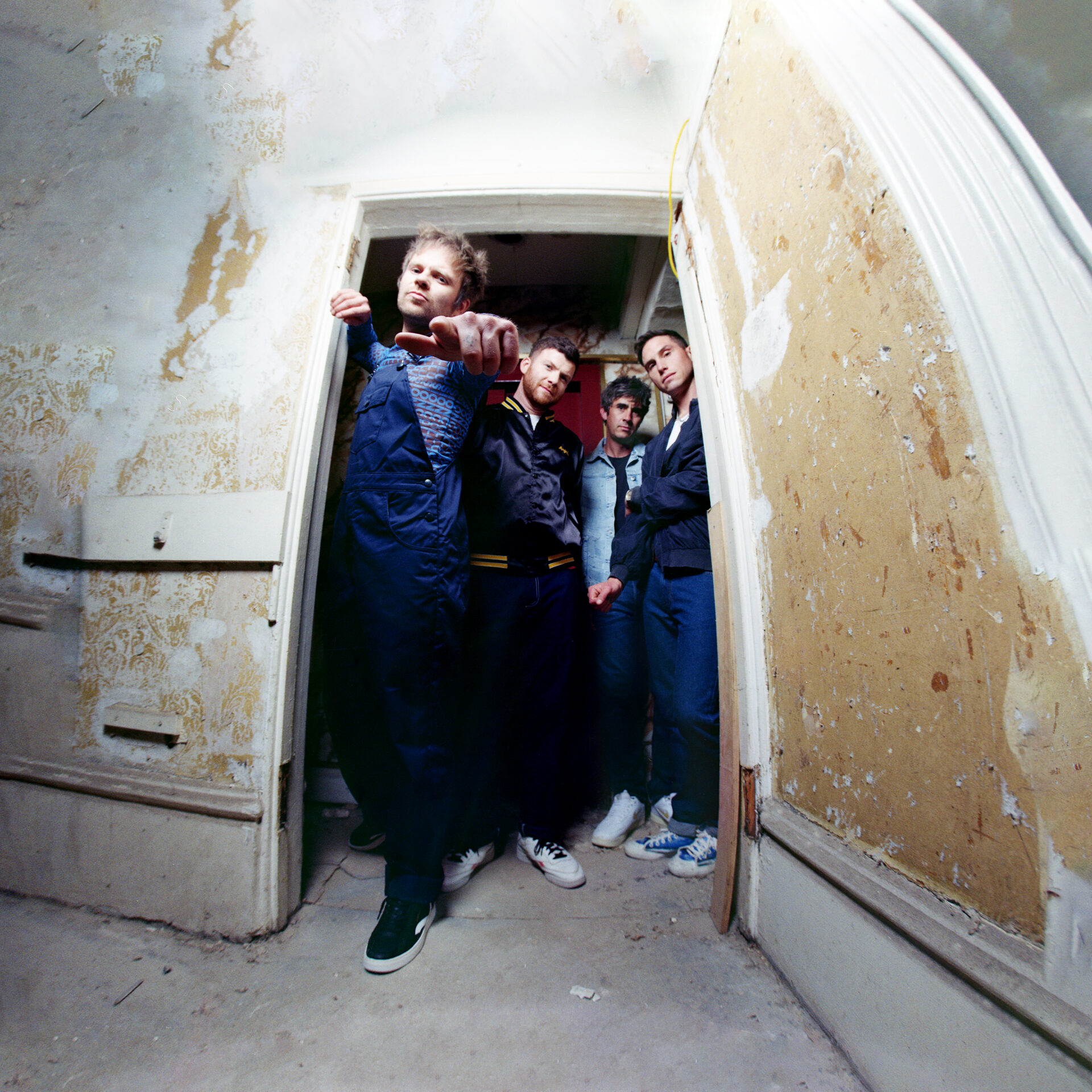 Enter Shikari by Max Auberon Promotional Photography Cover for ASBO Magazine