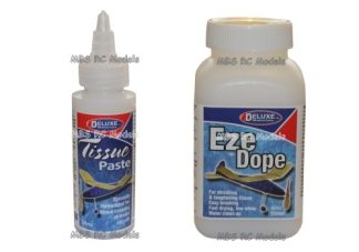 Deluxe Materials Tissue Paste och Eze Dope