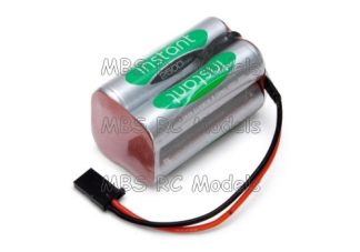 Mottagarbatteri NiMh 4.8V 2500mAh kub