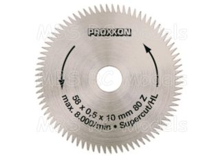 Proxxon sågklinga 58mm / 80 tänder