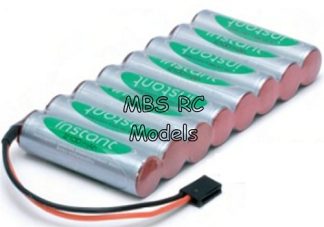 Sändarbatteri NiMh 9.6V 2100mAh flat