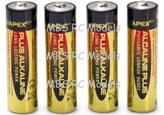 Vapex alkaline batterier, R03 (AAA), 4-p