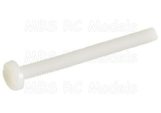 Nylonskruv M5 x 40mm, 10-p