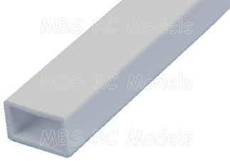 Rektangulärt rör av plast 10x5x1000mm