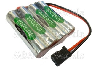 Mottagarbatteri NiMh 4.8V  950mAh platt