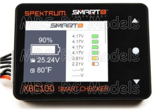 Spektrum XBC100 G2 batteritestare och servotestare