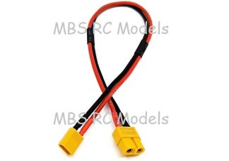 Adapterkabel XT60 hona till XT30 hane / Laddkabel XT60 till XT30