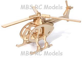 3D-pussel, helikopter