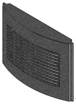 413009001 | MCZ Gusseisernes Gitter Warmluftaustritt