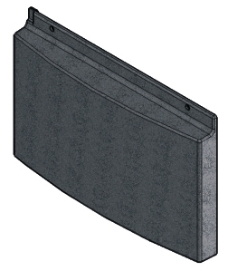 MCZ Untere gusseiserne Frontblende (41300901200V)