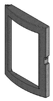 MCZ Feuertürrahment aus Guß (41301400100V)