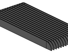 MCZ Aluminium schwarze Gitter (41311300660)