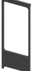 MCZ Fassade aus schwarze Stahl (41400940050)
