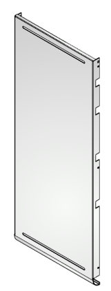 MCZ RE.-LI. Stahlaussenseite Alluminium (41401003860)