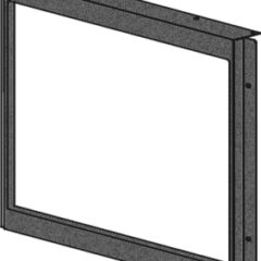 MCZ Fassade aus schwarzen Stahl (41401006560)