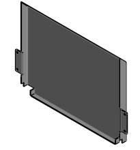 41401021531 | MCZ Obere Edelstahlpaneel