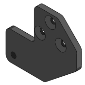 MCZ Schwarzes unteres Scharnier (41401449920V)