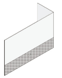 4170044 | MCZ Glaskeramikscheibe 60 LI. Mit Dichtung 8 mm