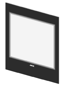 417008001S | MCZ Glaskeramikscheibe mit Dichtung