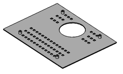 MCZ Abdeckplatte aus schwarzem Stahl (43640579)