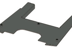 MCZ Abdeckplatte aus Stahl Schwarz lackiert (43641011)