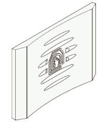 MCZ Rückwand aus Alutec® (43650013)