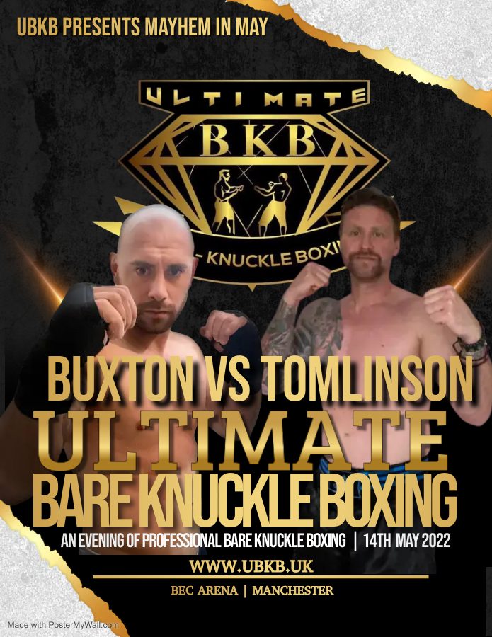 DEBUTANT BARE KNUCKLE BOXER FIGHTING TO RAISE FUNDS FOR MENTAL ILLNESS CHARITY