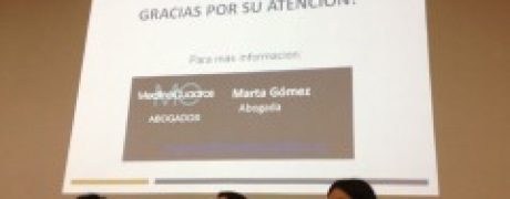 Derecho deportivo Marta Gomez conferencia Medina Cuadros