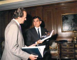Manuel Medina con el Rey 2